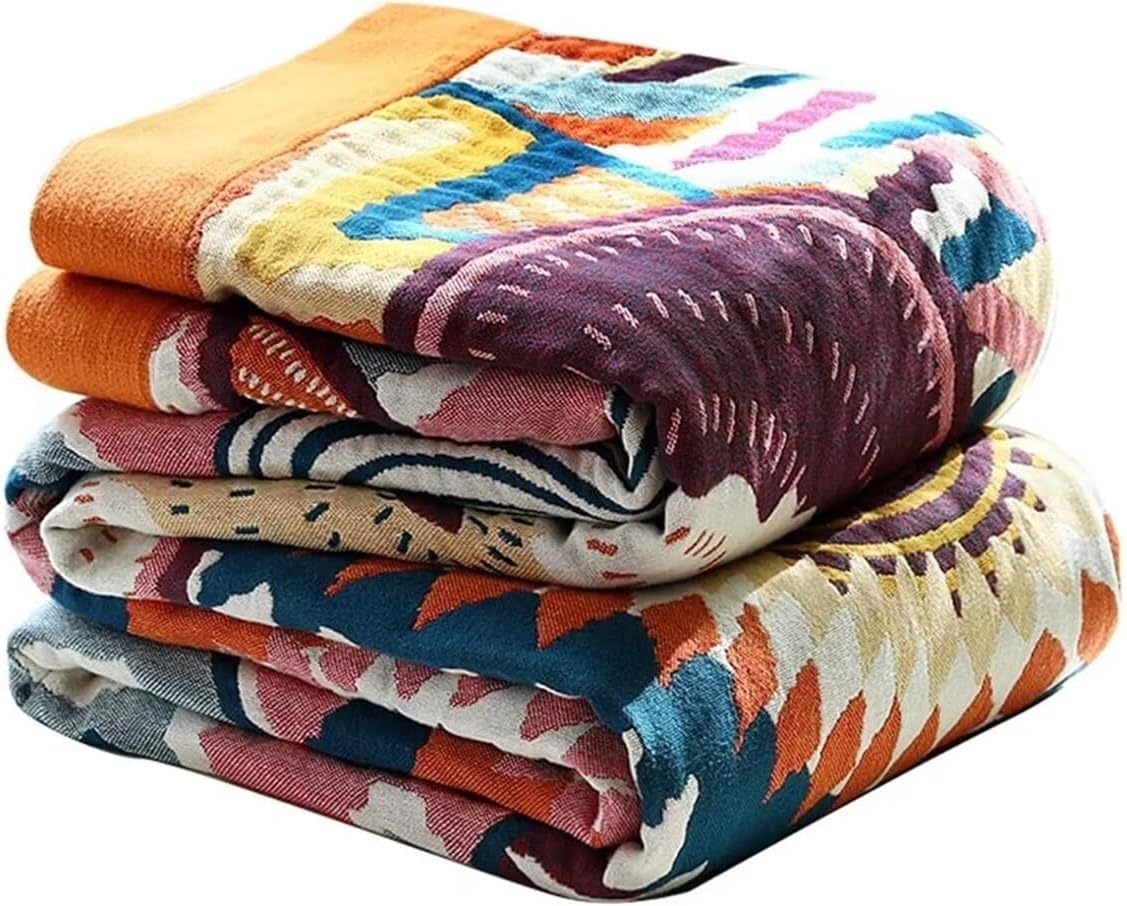 Bohemian Geometric Sun Cotton Woven Blanket Sofa Towel EM22