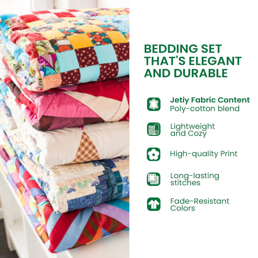 Adventure Awaits Quilted Bedding Set LD01