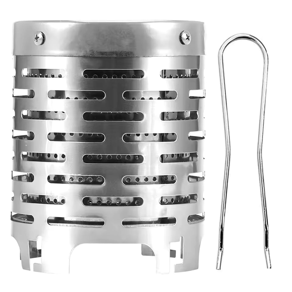 HeatHive™ Stainless Steel Tent Heating Cover — Portable Camping Warmer & Stove Hood