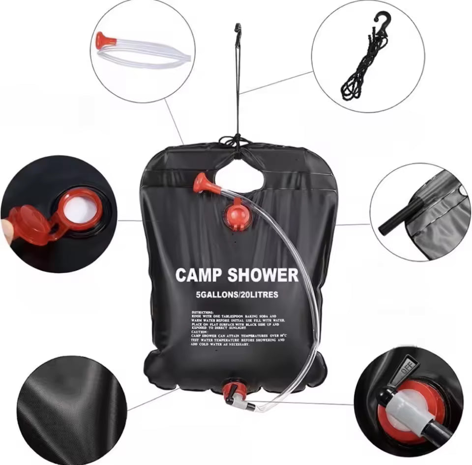 Camp Shower Water Bag