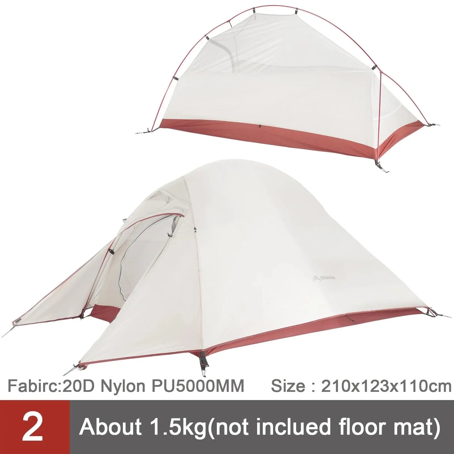 BISINNA Ultralight Camping Tent Backpack