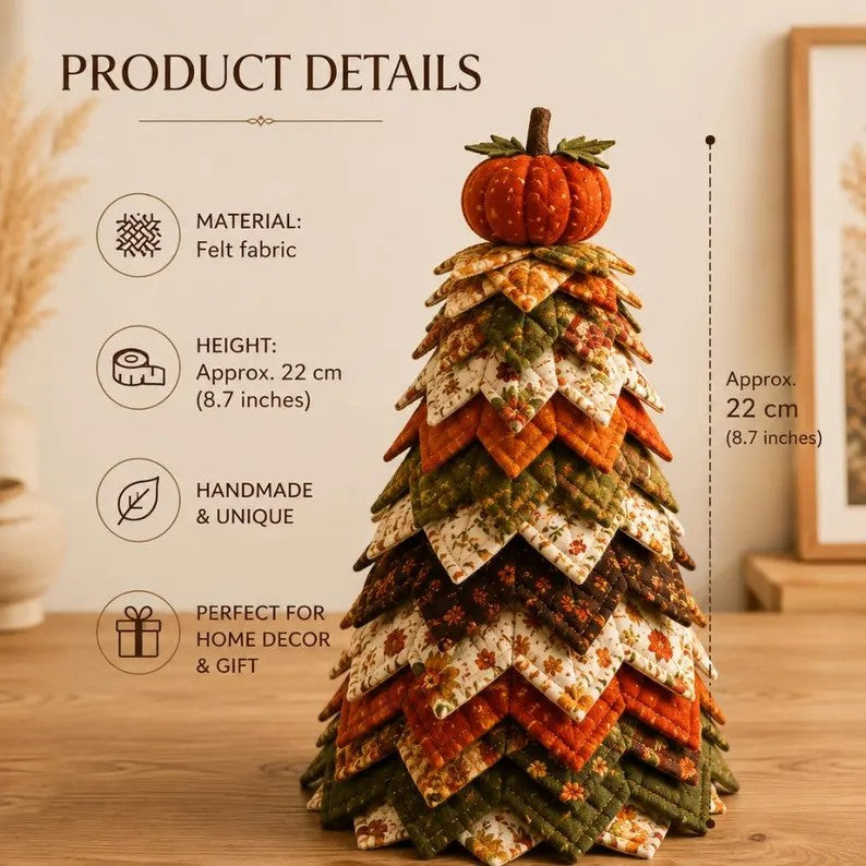 Cozy Autumn Decor DIY Quilted Pumpkin Tree Kit LD7