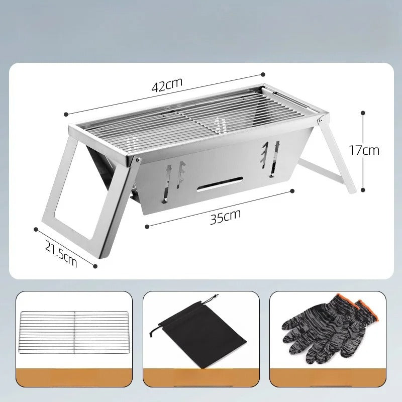 Portable Charcoal Grill Folding