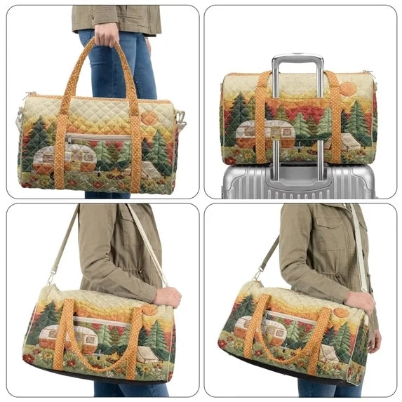 Mountain Scenic Personalized Quilted Travel Bag TG07