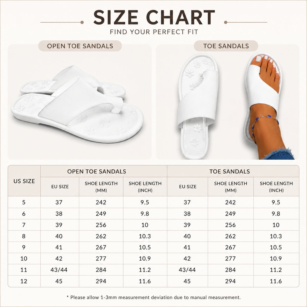 Ocean Waves Open Toe Sandals TN01