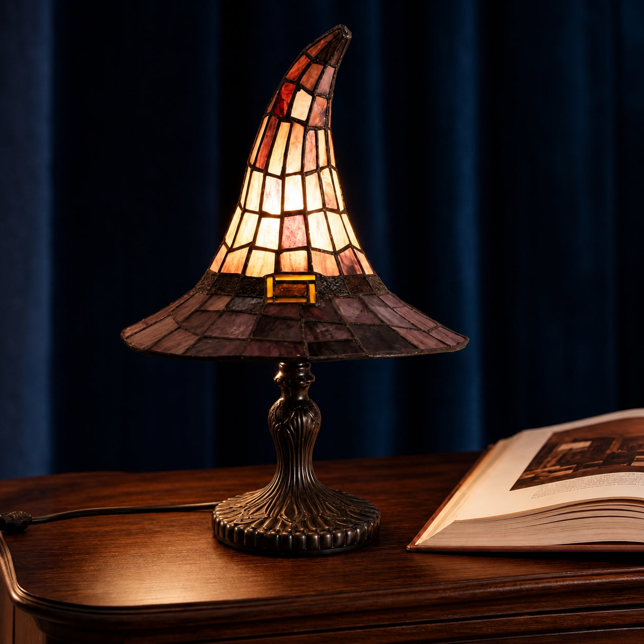 Cross Border Halloween Witch Hat Lamp EM01