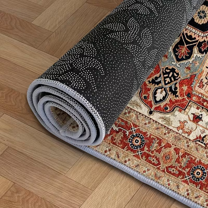 Antique Floral & Geometric Persian Area Rug LD1