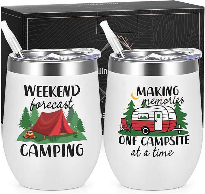 Weekend Forecast 12oz Couple Tumbler 04 - Set 2 Tumblers