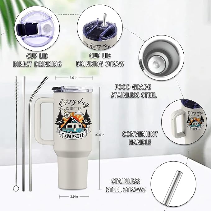 Everyday Is Better At Campsite 40oz Tumbler 06