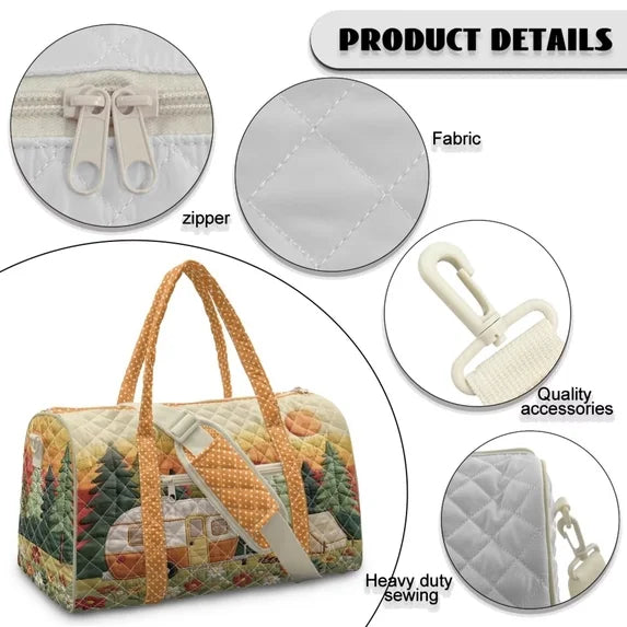 Mountain Scenic Personalized Quilted Travel Bag TG07