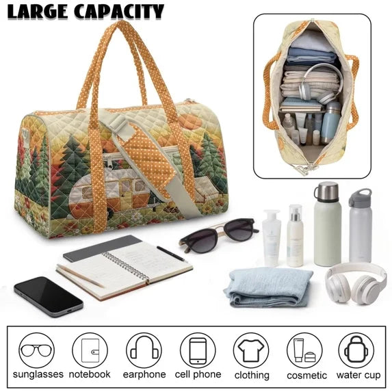 Mountain Scenic Personalized Quilted Travel Bag TG07