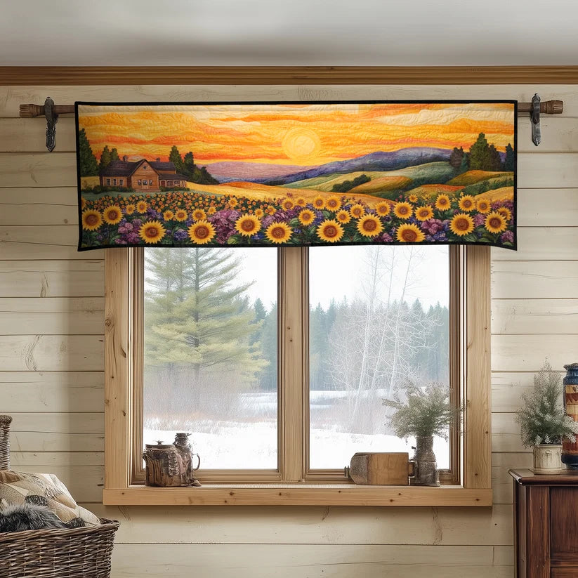 Barn Meadow Quilted Valance LD01