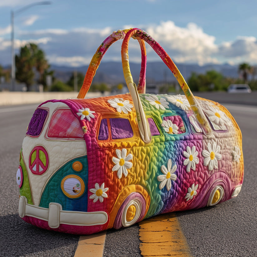 Hippie Journey Quilted Duffle QV29