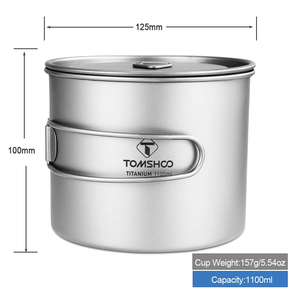 Tomshoo Titanium Mug - 37Oz / 1100ml