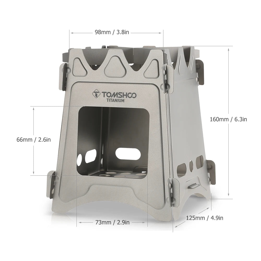 Tomshoo™ Ultralight Titanium Wood Stove