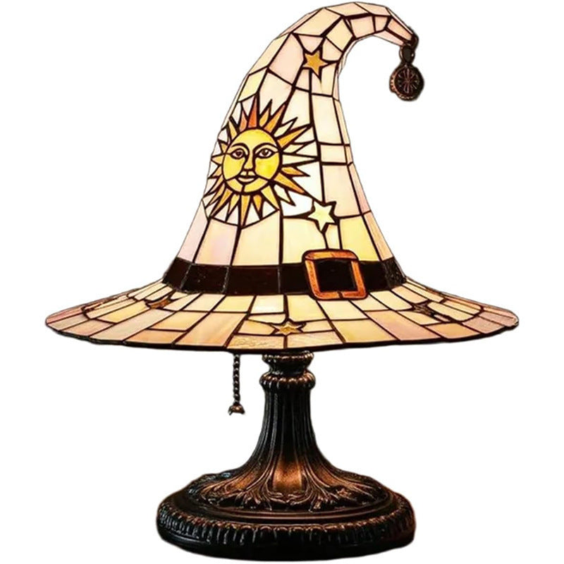 Cross Border Halloween Witch Hat Lamp EM01