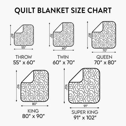 Autumn Harvest Patchwork Quilted Blanket QV26