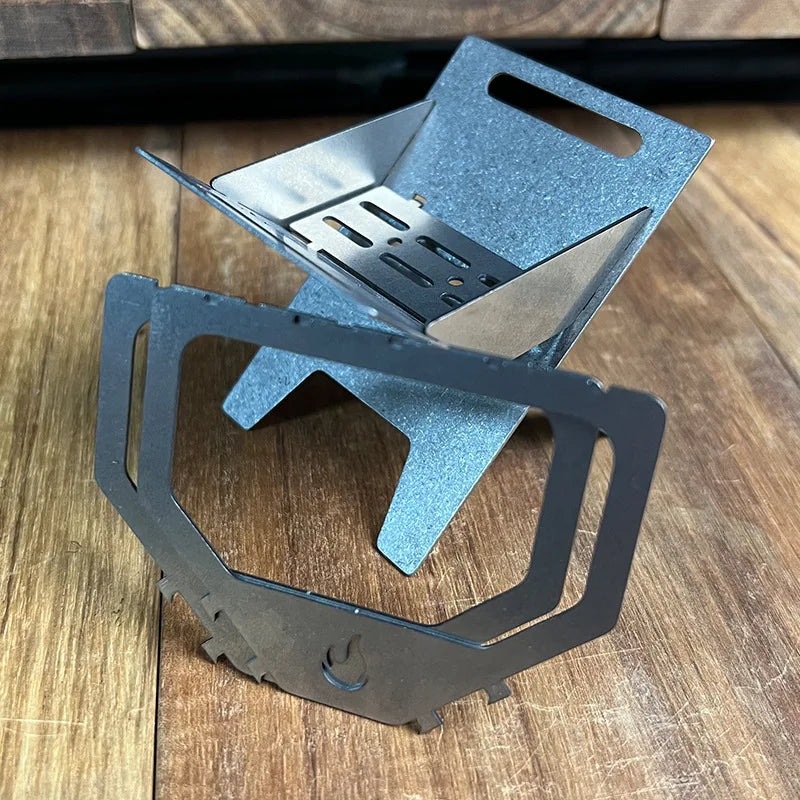 Titanium Alloy Mini Folding Alcohol Furnace