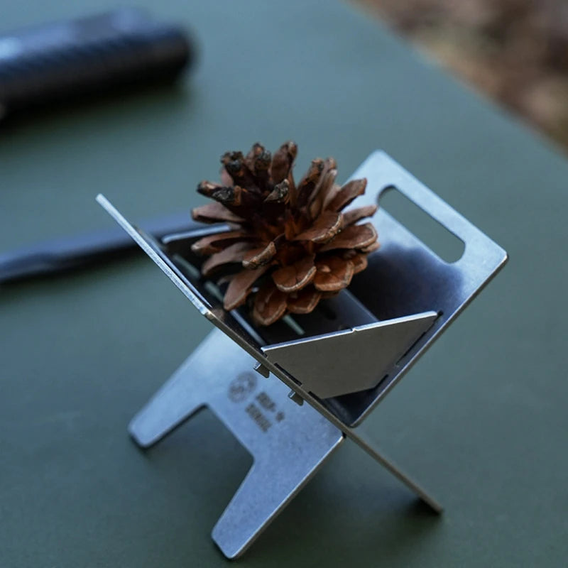 Titanium Alloy Mini Folding Alcohol Furnace