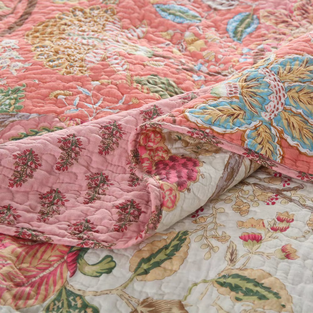 Bohe Patchwork Cotton Handmade Quilt Set EM10
