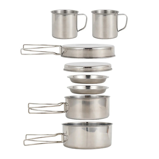 Stainless Steel Cookware - Set 8 pcs