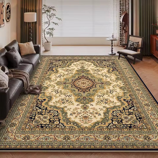 Green Vintage Medallion Persian Area Rug LD2