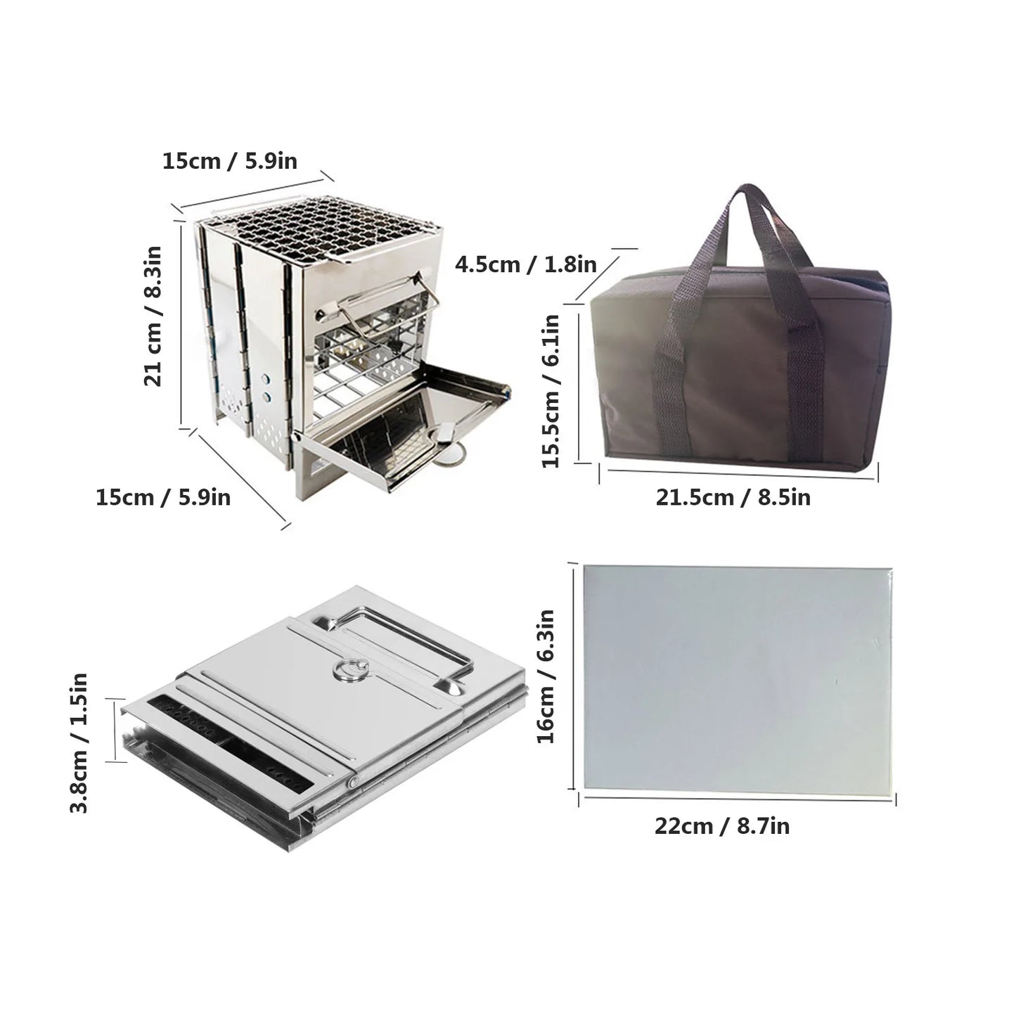 Tomshoo™ Foldable Wood Stove