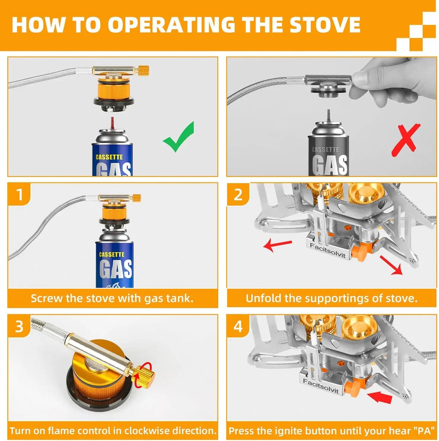 9900W Big Power Camping Gas Stove