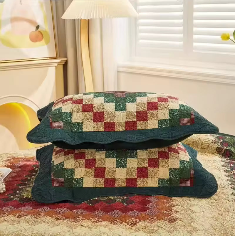 Summer Lightweight Cotton Handmade Quilt Set EM11