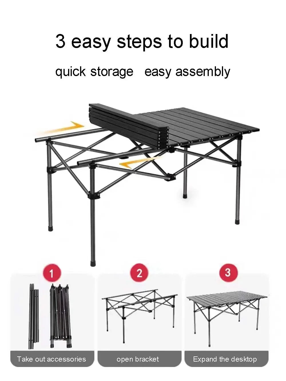 Portable Folding Long Table