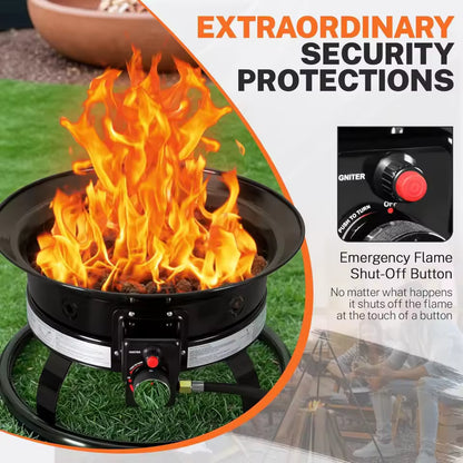 Trail Gear Hub Fire Bowl - 19"