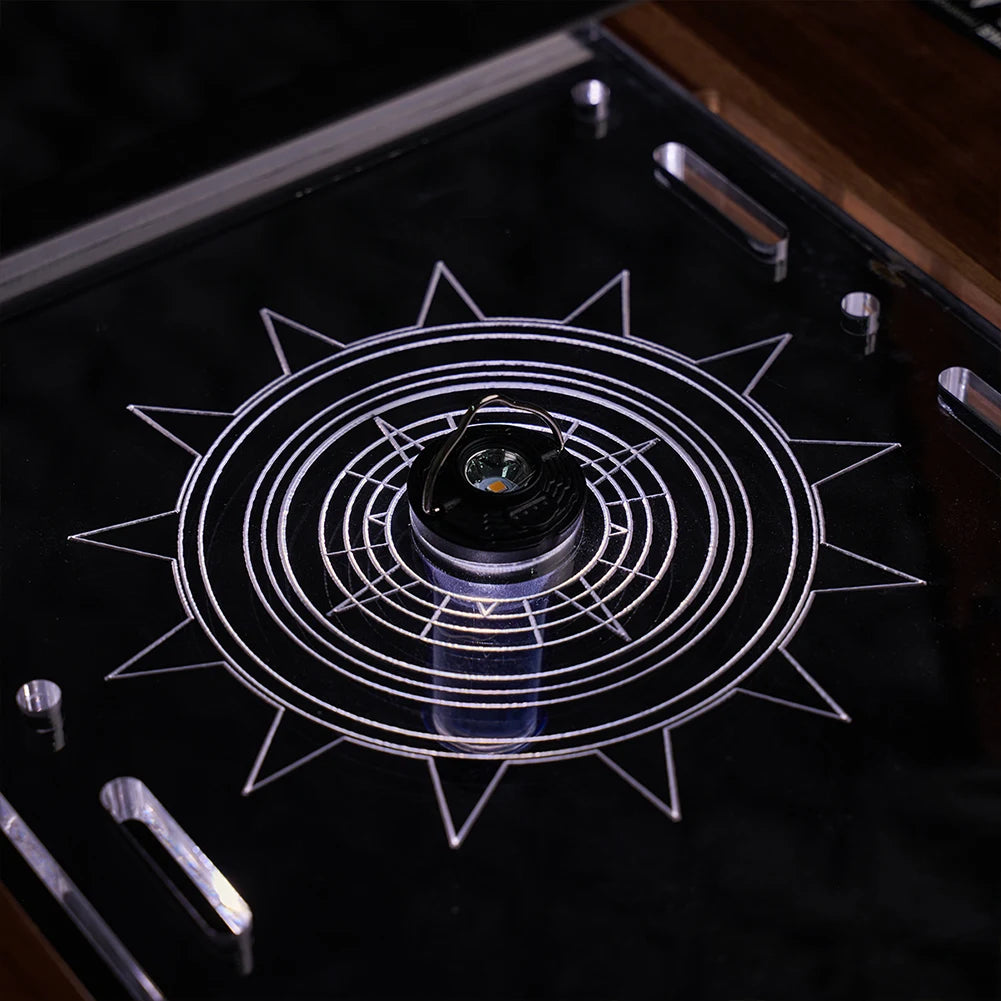 CrystalGrid™ Acrylic One-Unit Camping Table Board — For IGT Tables & Goal Zero Lights