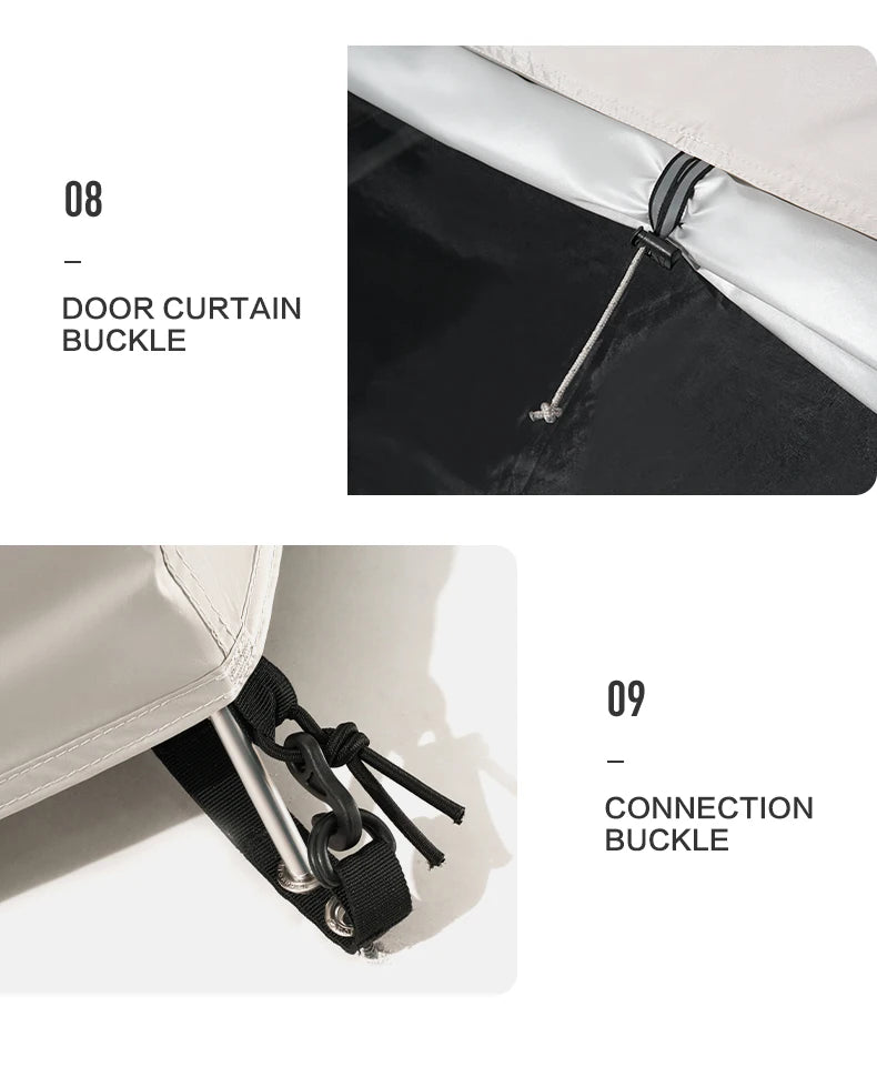 Mobi Garden™ TrailLodge 4P Trekking Tent – 1 Bedroom + 1 Living Space