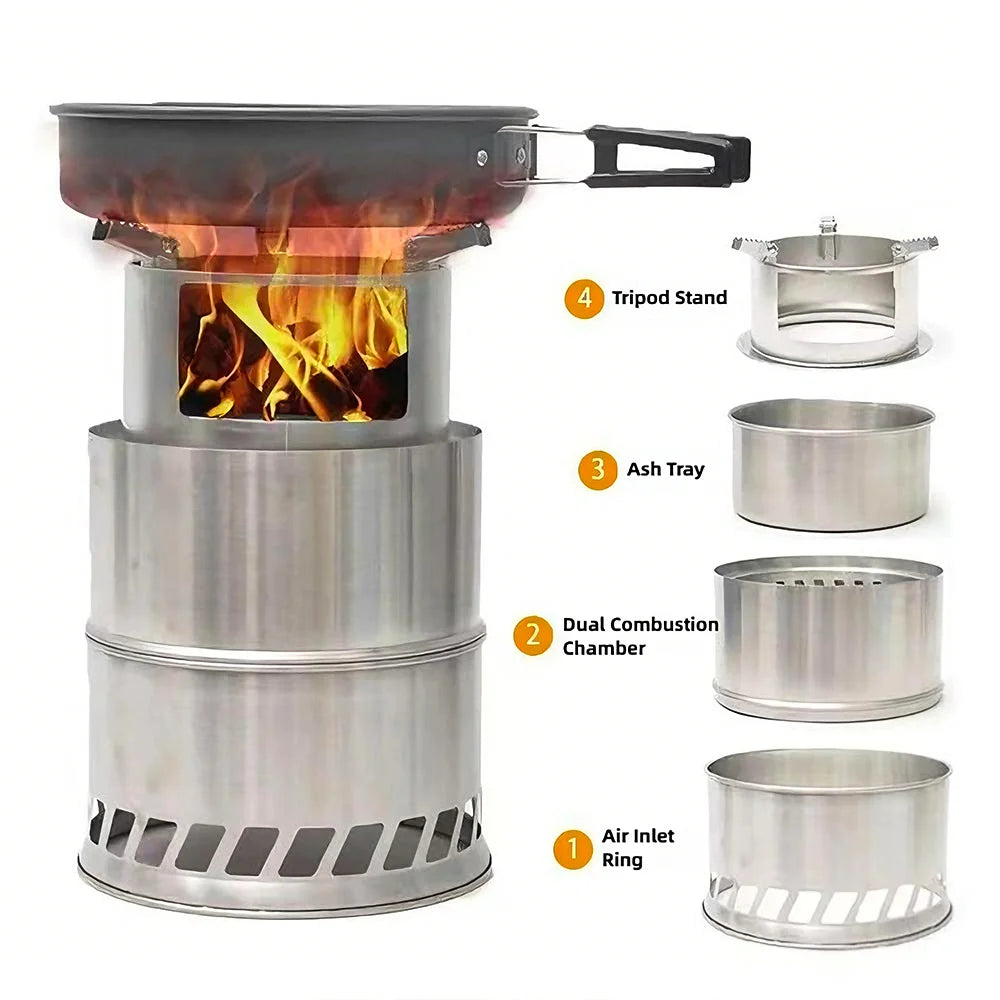 Outdoor Camping Stove Wood