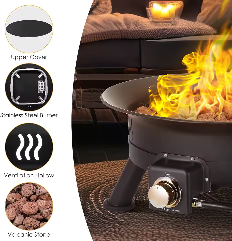 Trail Gear Hub Fire Bowl - 24"