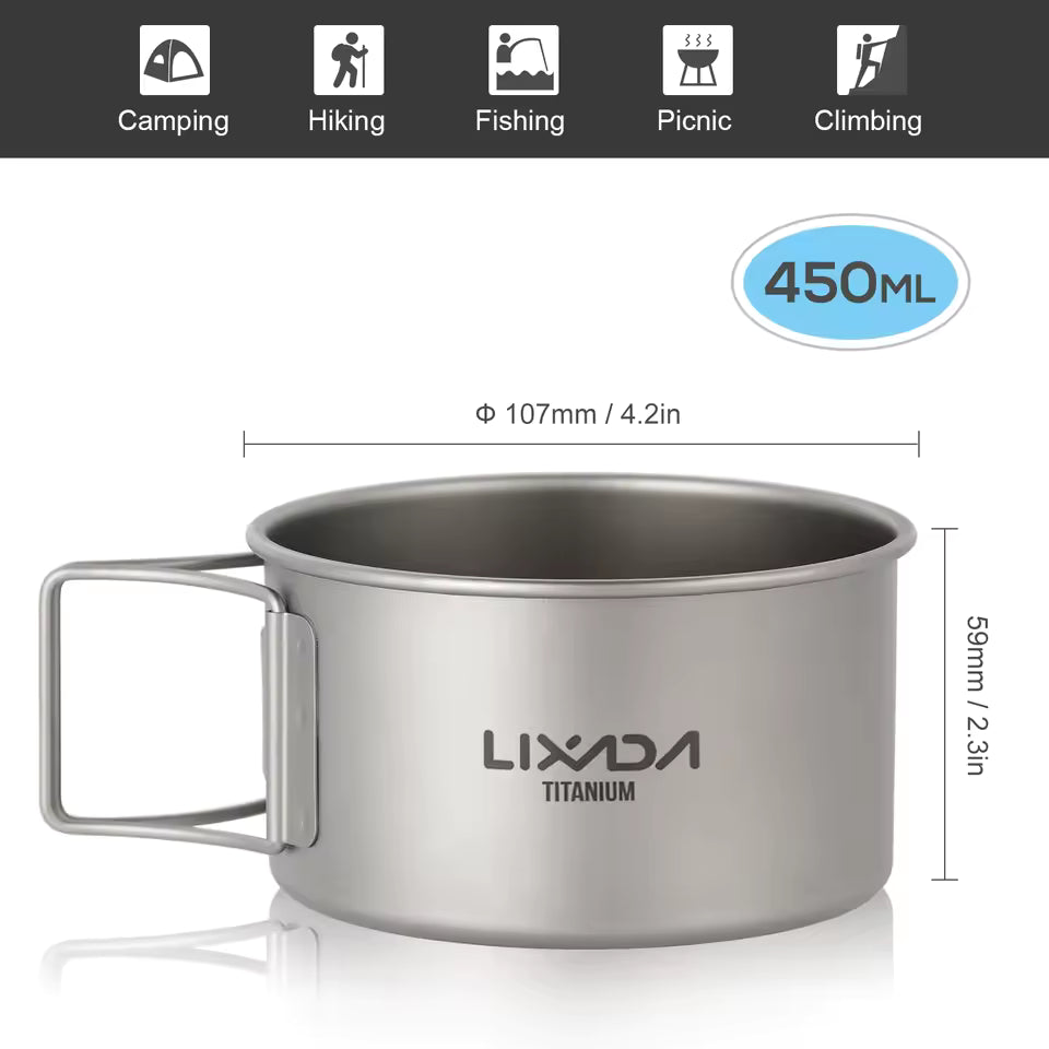 Lixada Titanium Bowl