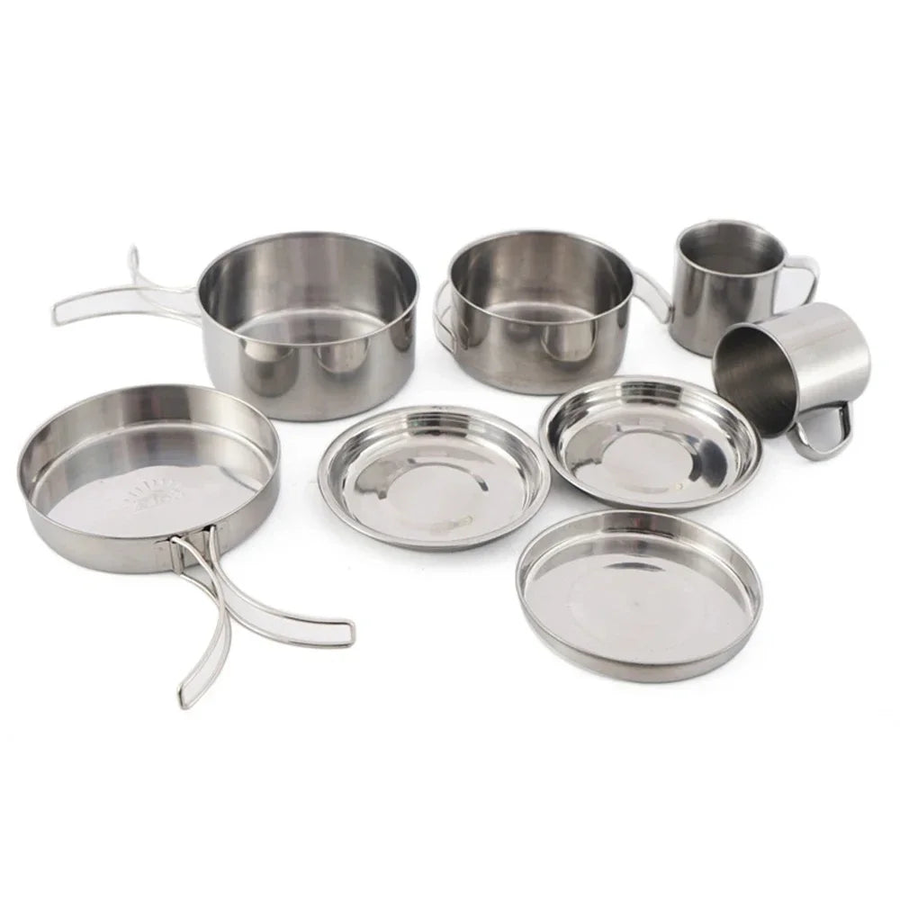Stainless Steel Cookware - Set 8 pcs