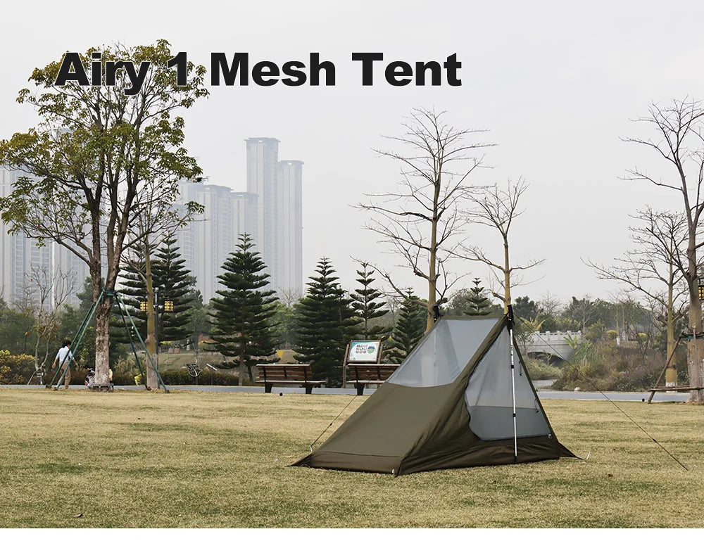 Airy Mesh Tent – Ultralight 1-Person Shelter
