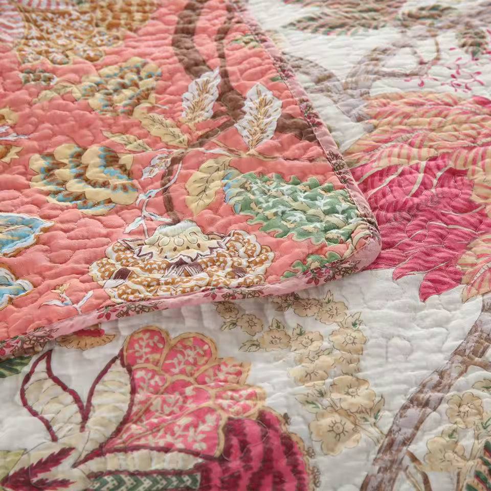 Bohe Patchwork Cotton Handmade Quilt Set EM10