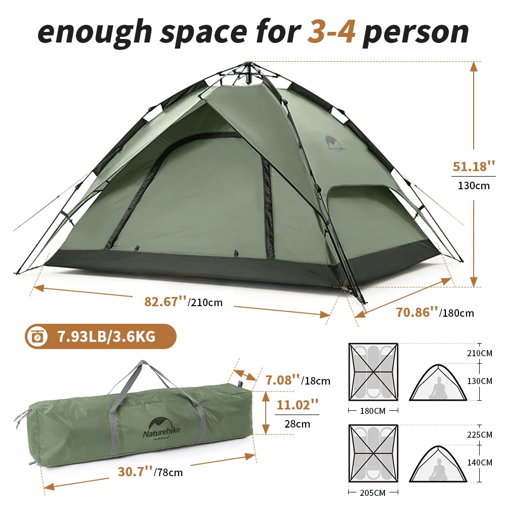 Naturehike Camping Automatic Tent