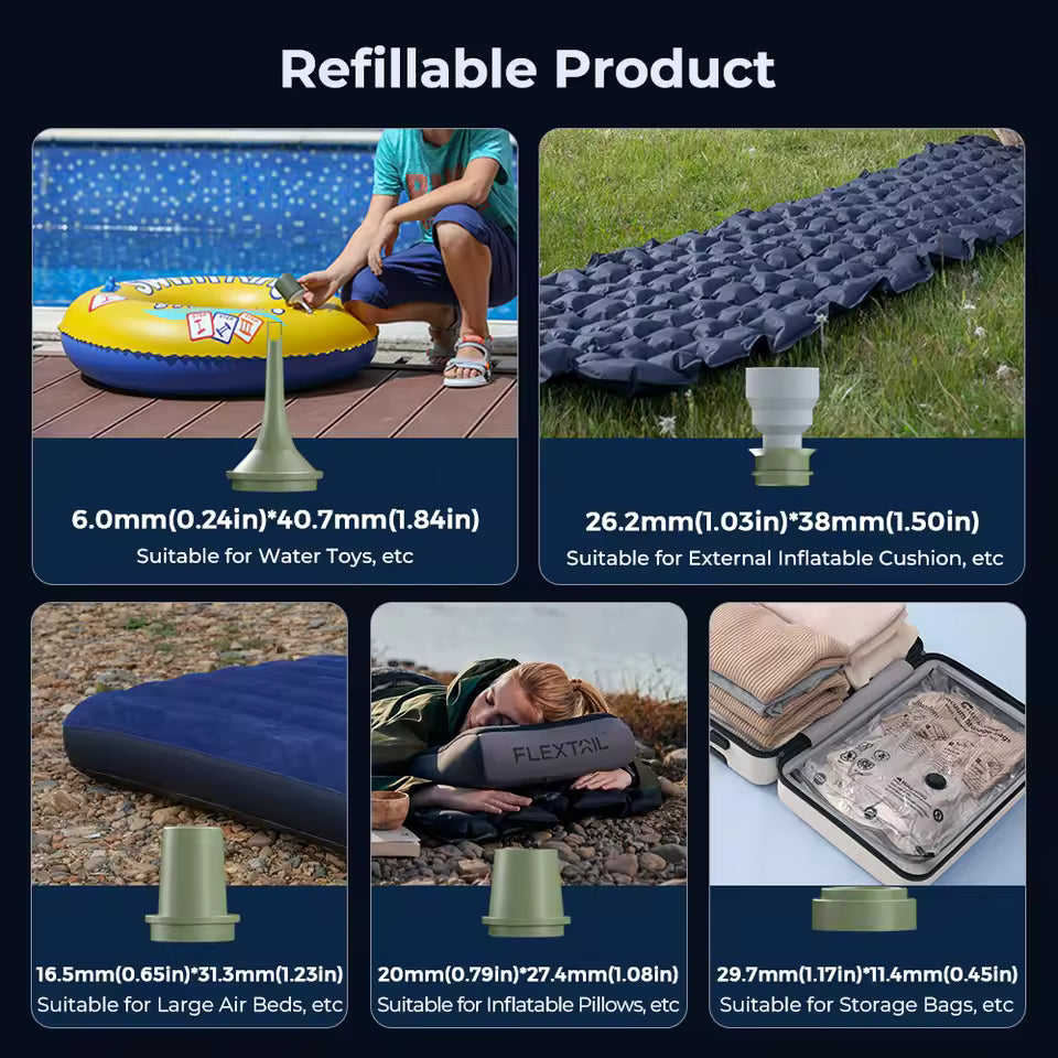 Ultralight Portable Air Pump - Nano Pump 2