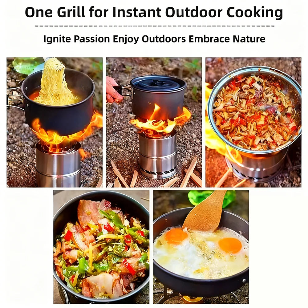 Outdoor Camping Stove Wood