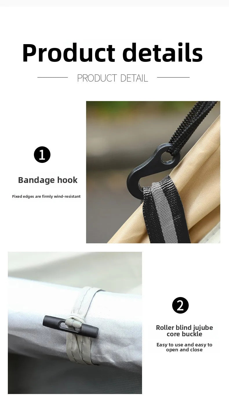 CampMora™ Grand Lodge 8+ Cabin Tent – 2 Rooms + 1 Living Space