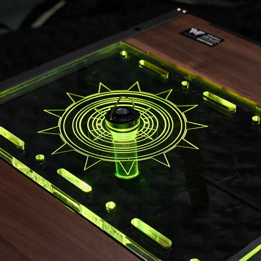 CrystalGrid™ Acrylic One-Unit Camping Table Board — For IGT Tables & Goal Zero Lights