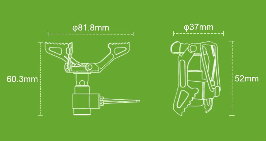 BRS™ 3000T Ultralight Titanium Gas Stove