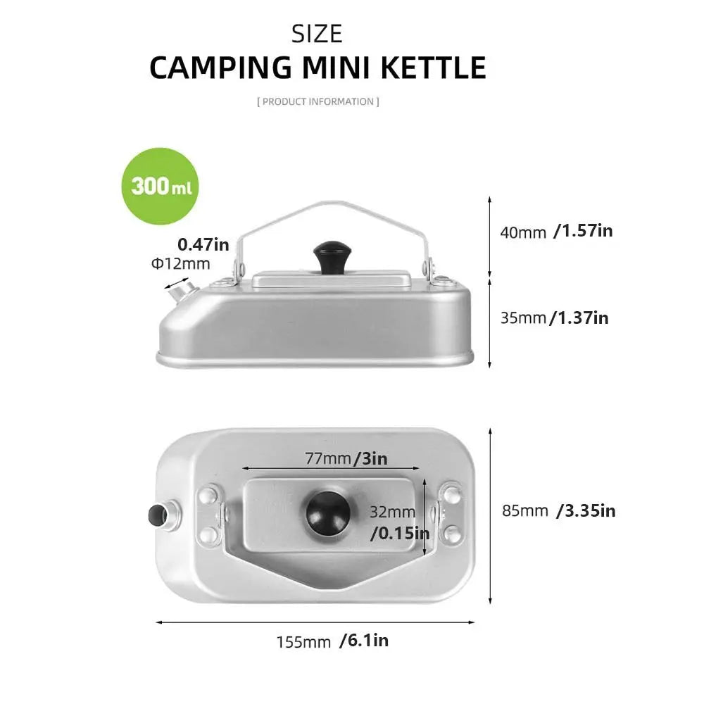 0.3L Camping Boiling Water Pot