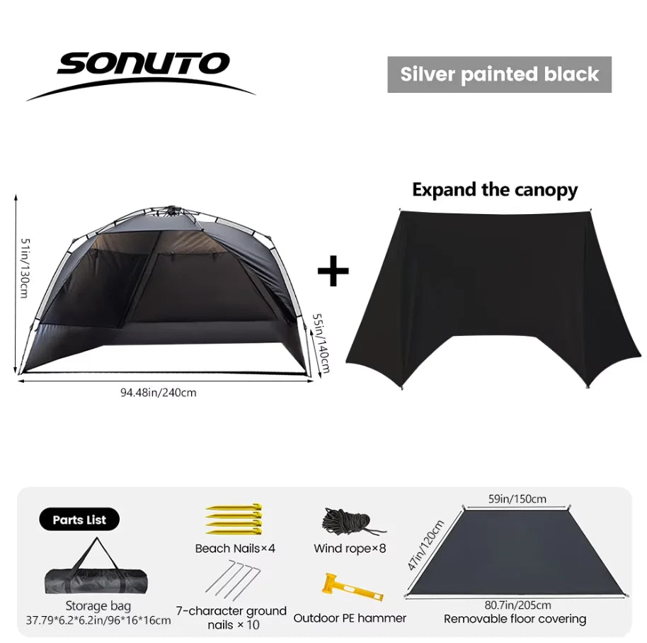 Sonuto Outdoor Quick Open Tent  - 3-4 Person