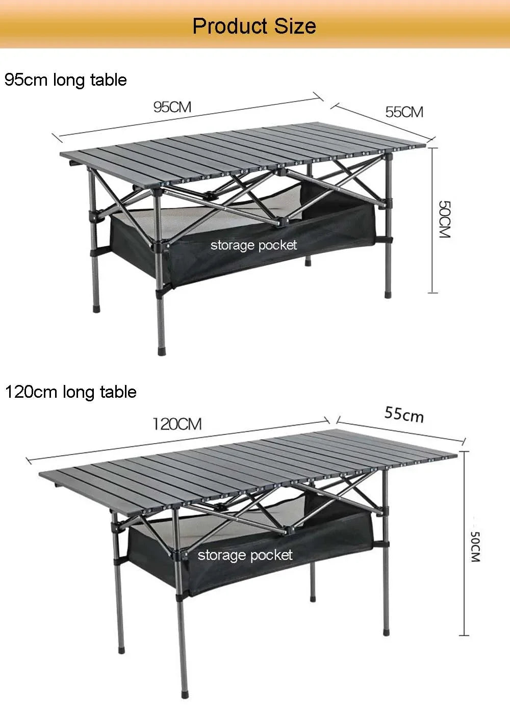 Portable Folding Long Table