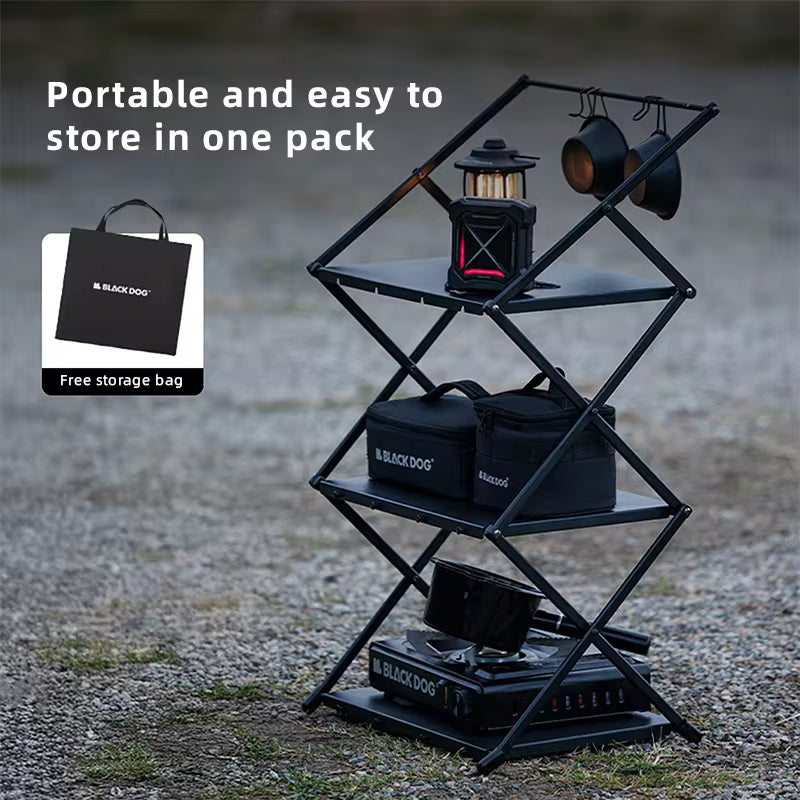 Black Dog™ Ultralight Outdoor Storage Rack