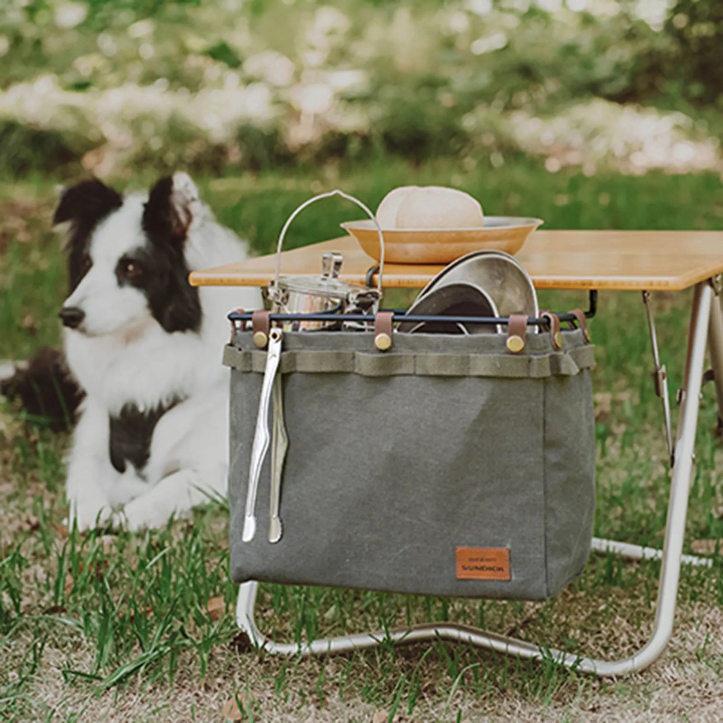 Camping Table Side Storage Bag